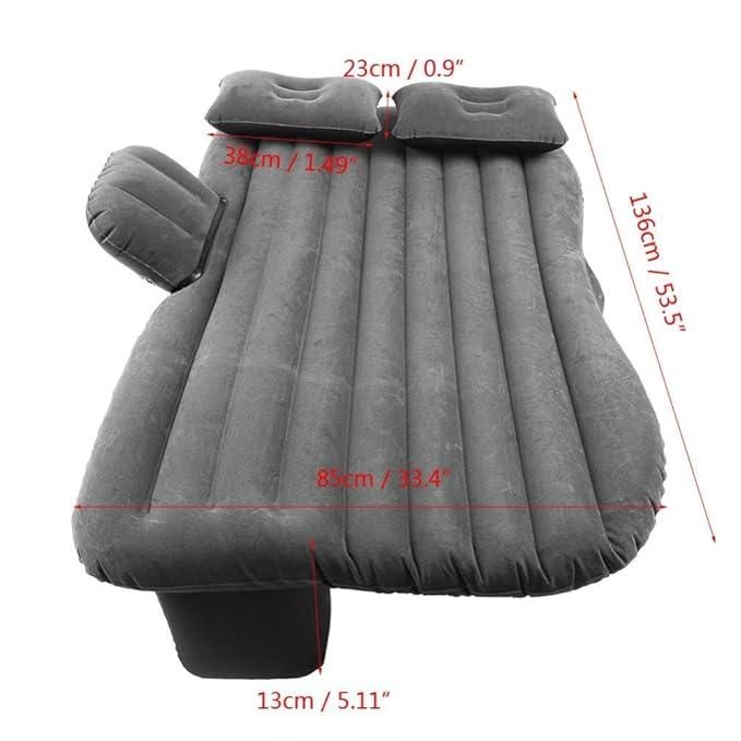 Car Travel Bed Mattress with 2 Air Pillows( Compatible With All cars).