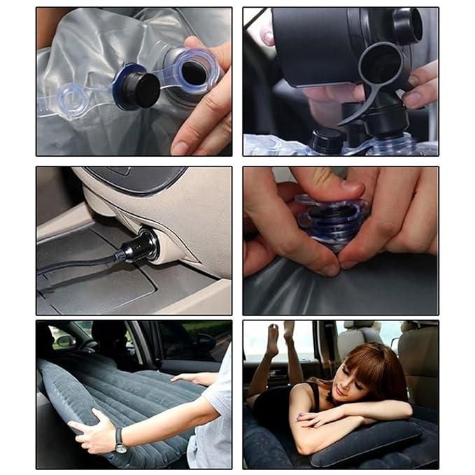 Car Travel Bed Mattress with 2 Air Pillows( Compatible With All cars).